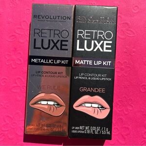 (NEW) Two Revolution Lip Kits- Matte and Metallic